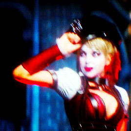 Harley quinn cosplay gif find share on giphy