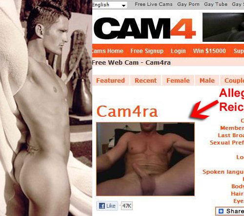 Reichen lehmkuhl nude cam webcam jerk off caught