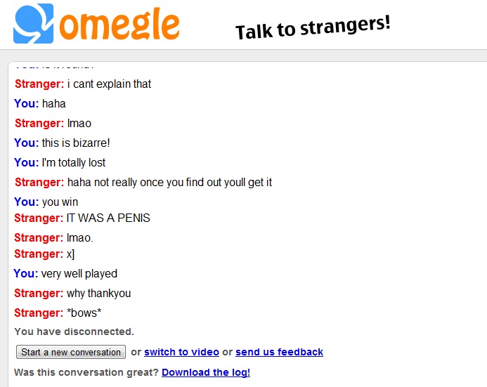How to do the omegle game