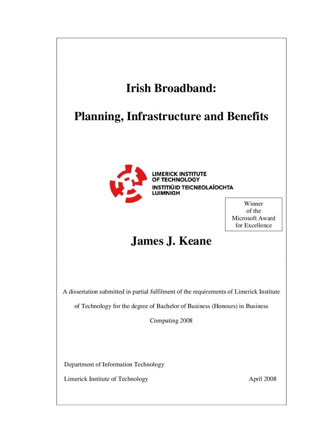 Irish broadband penetration