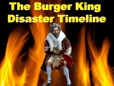 Ronald mcdonald crazy ass just killed burger king
