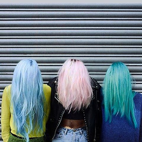 Pastel colored hair porn