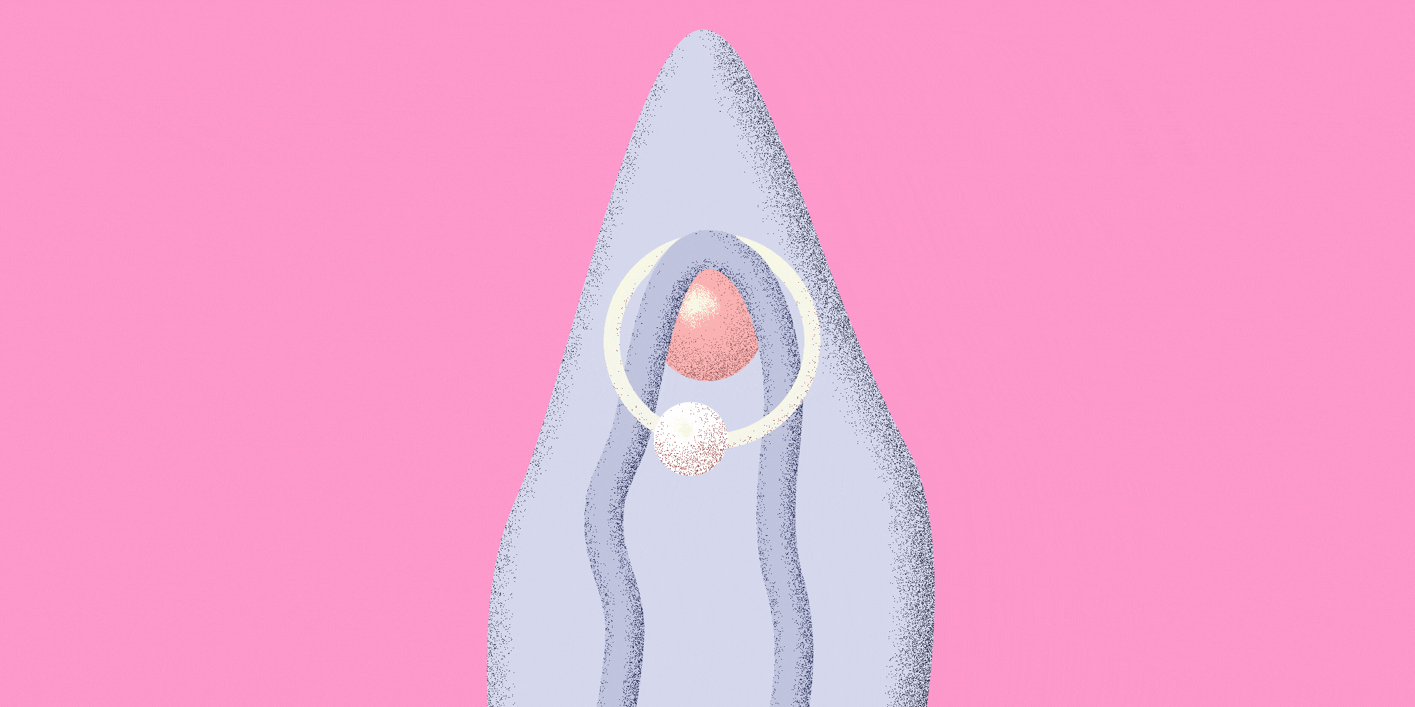 Clitoris piercing procedure