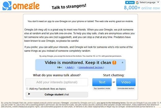 Adult sex chat sites