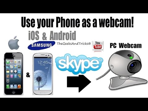 Webcam chat on phone