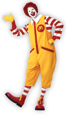 Rule commercial mascot mcdonald ronald mcdonald