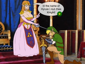 Zelda big tits porn